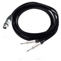 pro snake 164454 Y-Cable XLRF- 2x Jack
